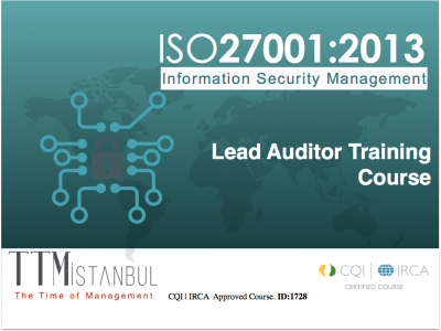 ISO/IEC 27001:2013 Lead Auditor Training Course (5 Day) – (CQI|IRCA Certified) – (in English)